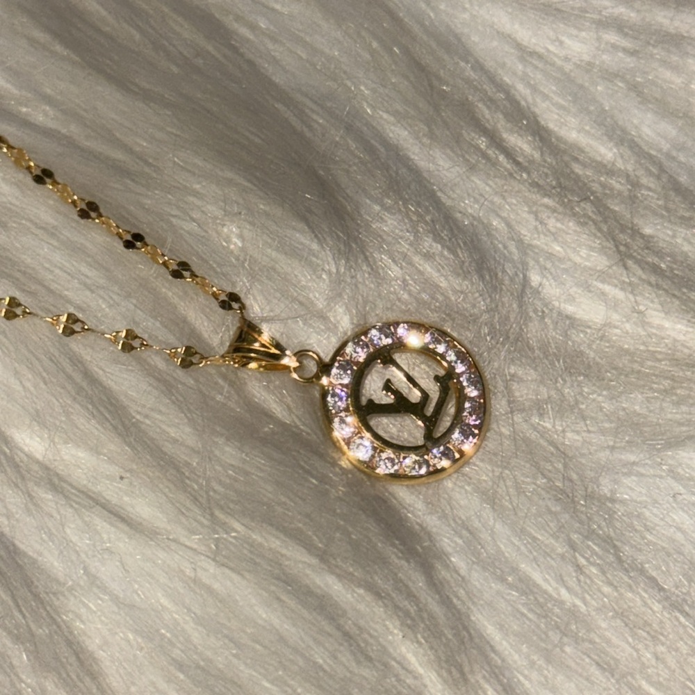 21k Solid Gold Chain Neckless Lightweight Brand S… - image 8